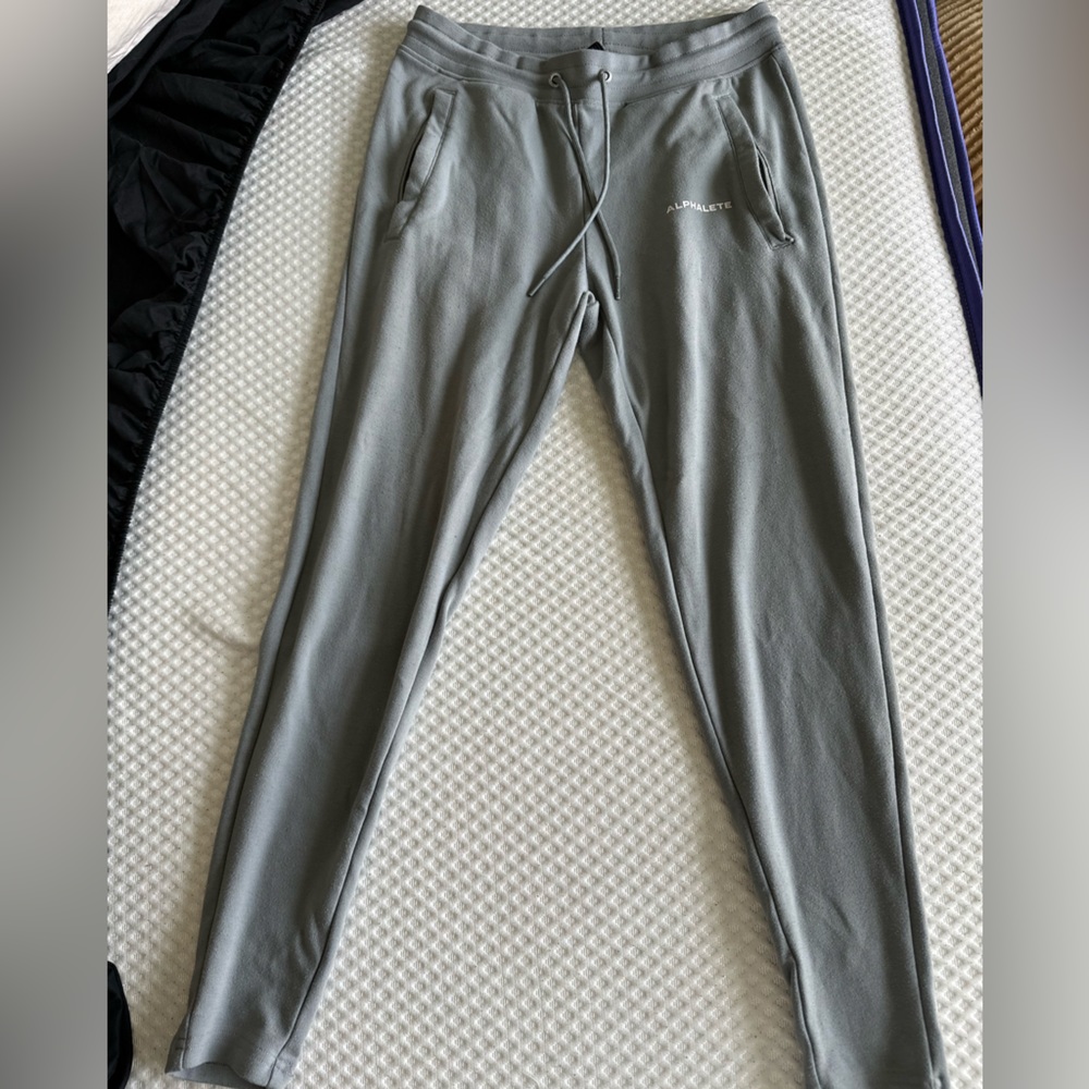 Light grey alphalete joggers